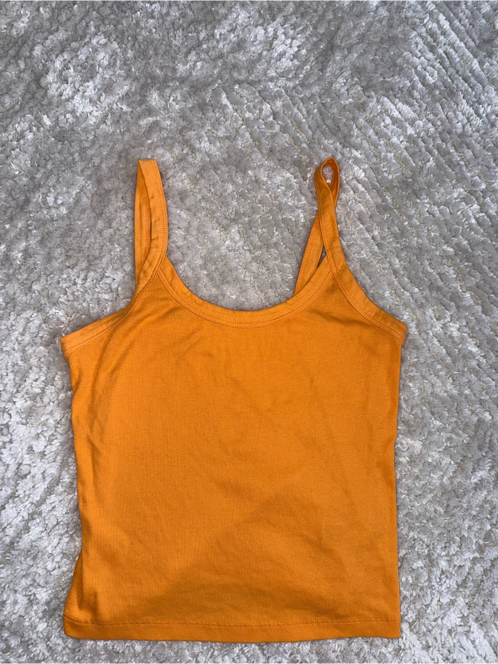 wild fable Orange Ribbed Camisole Tank